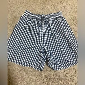 Checkered Black & White Shorts